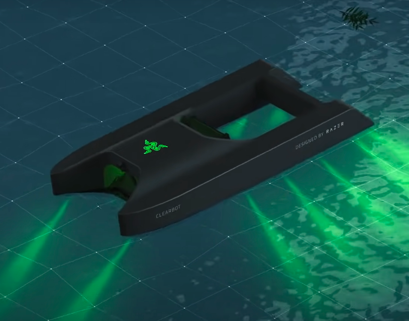 Gaming tech maker Razer redesigns ocean cleaning Clearbot